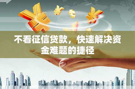 阿瓦提不看征信贷款，快速解决资金难题的捷径