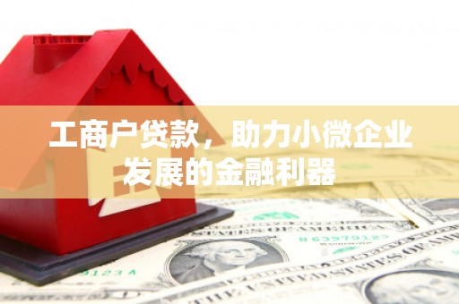 阿瓦提工商户贷款，助力小微企业发展的金融利器