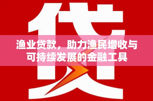 阿瓦提渔业贷款，助力渔民增收与可持续发展的金融工具