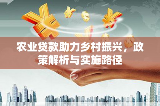 阿瓦提农业贷款助力乡村振兴，政策解析与实施路径