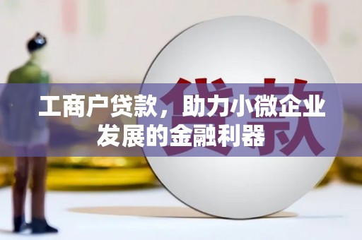 阿瓦提工商户贷款，助力小微企业发展的金融利器