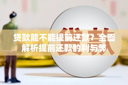 阿瓦提贷款能不能提前还款？全面解析提前还款的利与弊