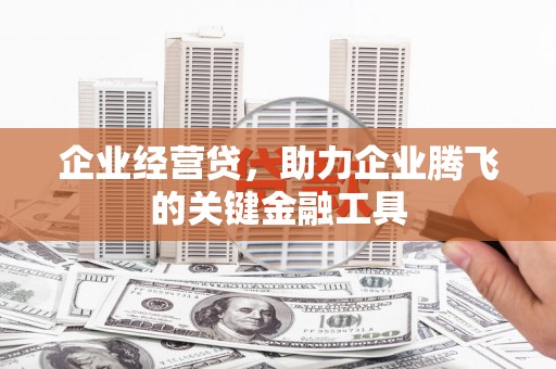 阿瓦提企业经营贷，助力企业腾飞的关键金融工具