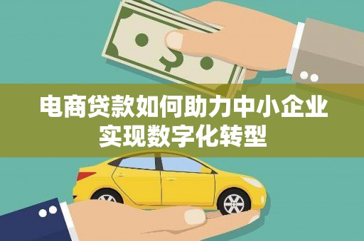 阿瓦提电商贷款如何助力中小企业实现数字化转型