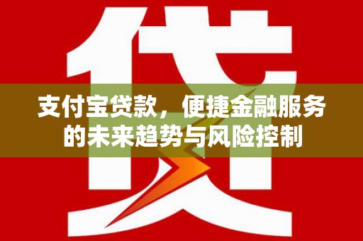 阿瓦提支付宝贷款，便捷金融服务的未来趋势与风险控制