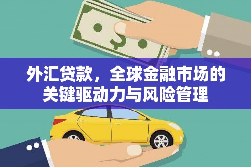 阿瓦提外汇贷款，全球金融市场的关键驱动力与风险管理