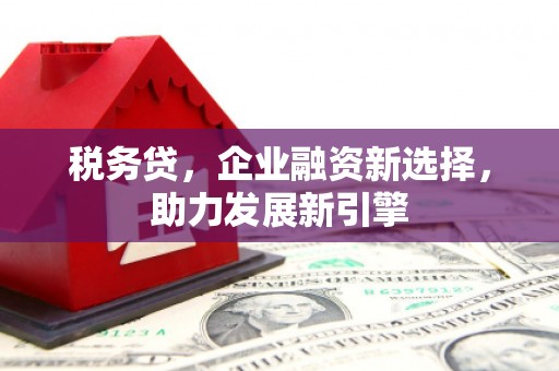 阿瓦提税务贷，企业融资新选择，助力发展新引擎
