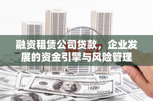阿瓦提融资租赁公司贷款，企业发展的资金引擎与风险管理