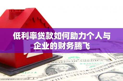 阿瓦提低利率贷款如何助力个人与企业的财务腾飞