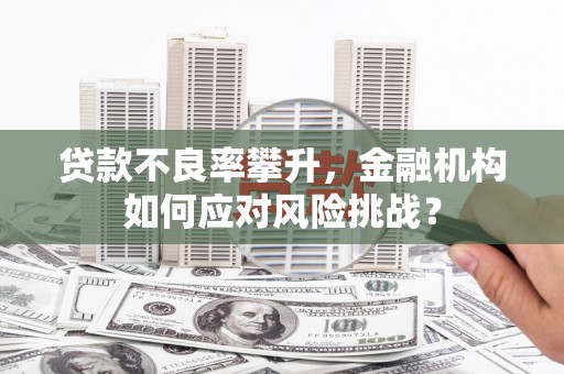 阿瓦提贷款不良率攀升，金融机构如何应对风险挑战？