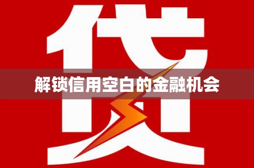 阿瓦提解锁信用空白的金融机会