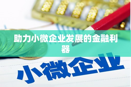阿瓦提助力小微企业发展的金融利器