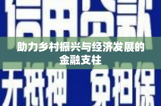 阿瓦提助力乡村振兴与经济发展的金融支柱